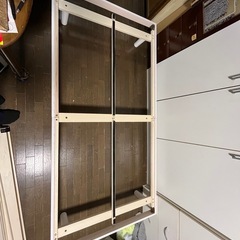 シングルサイズベッド➕マットレス　使用期間浅　状態良　希望者には汚れ等の無い美品のマットレスをお付けしますの画像