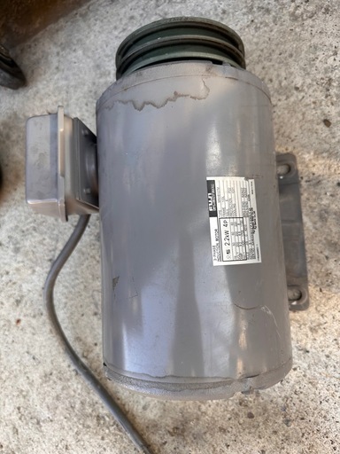 富士電機 三相誘導電動機 2.2kW モーター動作未確認　引き取り希望