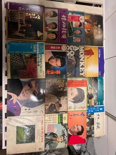 レコード87枚まとめ売り　希少品多数格安出品❗️美空ひばりの真赤な太陽など、大手どころから希少なレトロ品まで様々！シングルレコード36