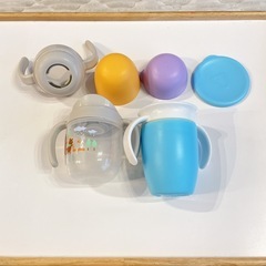 【美品あり】マンチキン ハンドル付きミラクルカップ ピジョン　マグマグコロン コップの画像