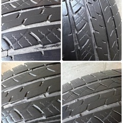 ランクルプラド中期純正265/65R17タイヤホイールセット 17インチの画像