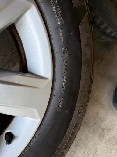 ランクルプラド中期純正265/65R17タイヤホイールセット 17インチ