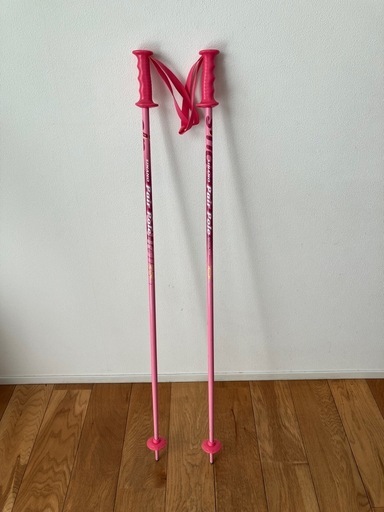 【決まりました】おまとめ3点子供用スキー板 130cm ブーツ　ストック