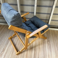 ⑥ニトリ1人がけチェアの画像