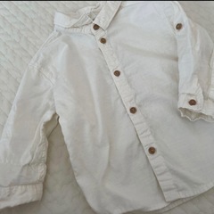 美品　H&M ブラウス シャツ 80cm 9-12ヶ月の画像