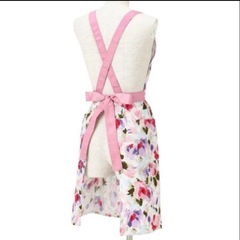 フランフラン花柄エプロン　の画像