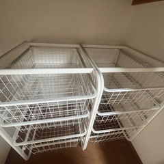 【受渡先決定】IKEA大容量収納ラック2個セットの画像