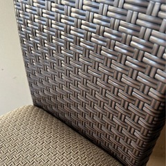 カウンターチェア イス 椅子 飲食店 ハイチェア チェア 3脚セット 業務用 ラタン 籐の画像