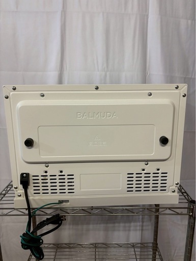 【成約済み】【6ヶ月保証】BALMUDA オーブンレンジ K04A-WH 2020年製 18L