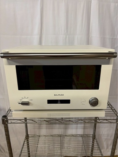 【成約済み】【6ヶ月保証】BALMUDA オーブンレンジ K04A-WH 2020年製 18L