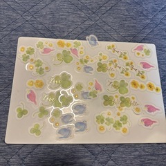 鳥のシール　2シート+40枚の画像