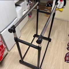 高さ/長さが変えれる❣️服 洗濯 収納 ハンガーラックの画像