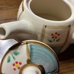 お花柄　急須の画像