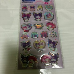 クロミとマイメロキラキラ✨ソフトシールの画像