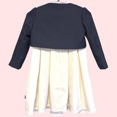 ✨美品✨デコラピンキーズ フォーマル120 入学式 発表会　ワンピースの画像