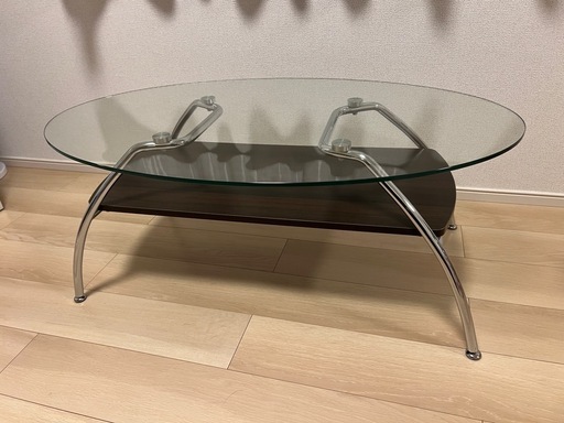 ニトリガラステーブル (いかほ) 山陽網干のテーブル《座卓、ロー