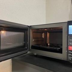 2年使用・オーブンレンジ(ブラック)美品の画像