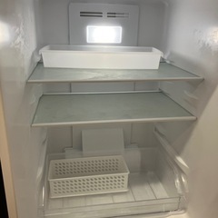 2年使用・2ドア冷蔵庫（ブラック）美品（単品・洗濯機セット相談可）の画像