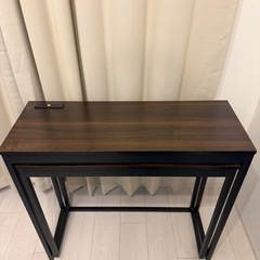 コンパクト パソコンデスク デスク チェア セットの画像