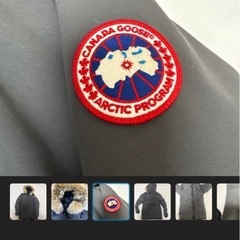 カナダグース　ジャスパー　グレー　サイズMの画像