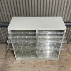 SNT1381　良質空間 山金工業 レターキャビネット 書類保管庫 レターケース 2列20段 浅型 書類ケース 事務所 オフィス の画像