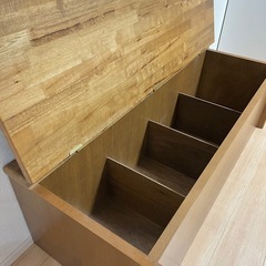 （決まってません）木製　収納ボックス付きベンチチェアの画像