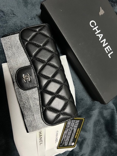 【未使用】CHANEL マトラッセ 長財布 ブラック 正規品 ギャランティカード・箱付き（箱傷あり）