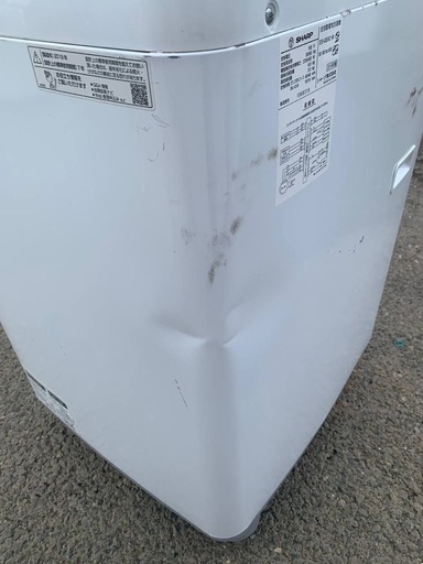 ②✅SHARP 電気洗濯機✅ ✅ES-GE6C-W✅