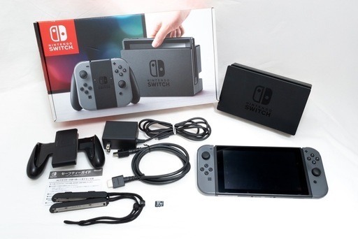 Nintendo Switch グレー 本体 MicroSD 256GB付きの通販はau PAY