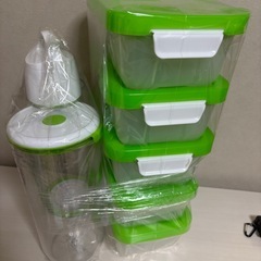 【受渡先決定】キッチン食品保存容器大量セットの画像