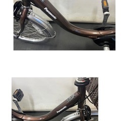 1年保証 送料無料　パナソニック　ビビ　20インチ　低床　電動アシスト自転車の画像