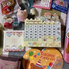 すみっコぐらしブロックカレンダー雑貨まとめての画像
