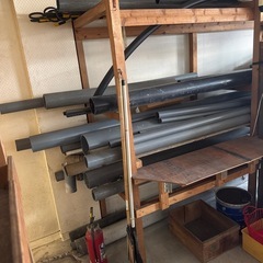 塩化ビニールパイプ　塩ビパイプの画像