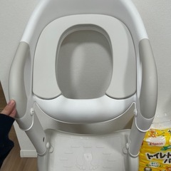 トイトレ　踏み台　補助便座　トレーニングパッドの画像
