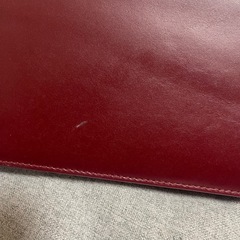 カルティエ　レザーショルダーバッグの画像