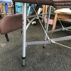 【ジ686】折りたたみ　エステベッド（大）収納ケース付きの画像
