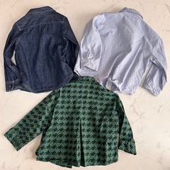 男の子95〜100 長袖シャツ3枚まとめ売りの画像