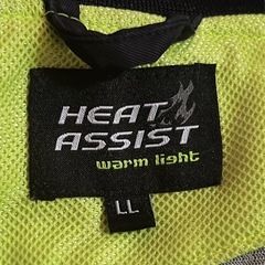 ワークマン WM3694 HEAT ASSIST warm light 蓄熱ダブルウォーム ライトブルゾン LL の画像