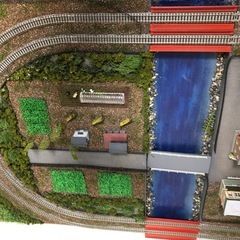 【引き渡し決定】鉄道ジオラマの画像