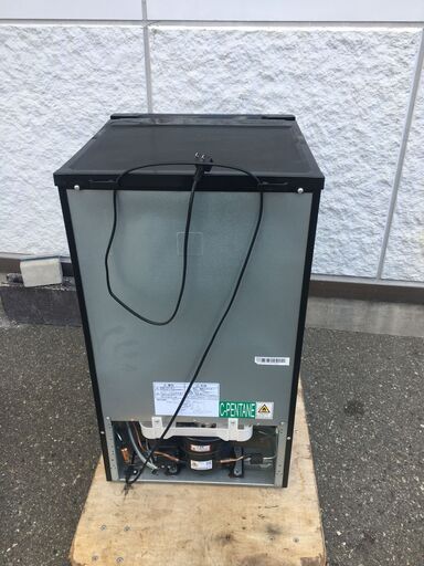 JMR0763 ヤマダ冷蔵庫　2023年　YRZ-C09CK  　幅：約48cm 高さ：約85cm 奥行：約50cm中古品【取りに来られる方限定】 　