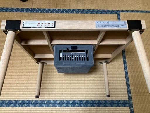 豆炭こたつ シナネン 69cm角 中古品 美品
