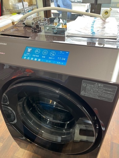 【2025年製・極美品】東芝 ZABOON ドラム式洗濯乾燥機 TW-127XP4L