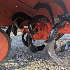 鹿児島発　クボタ　セル始動ディーゼル耕運機KRA75　タイヤ新品　爪新品　バッテリー新品の画像