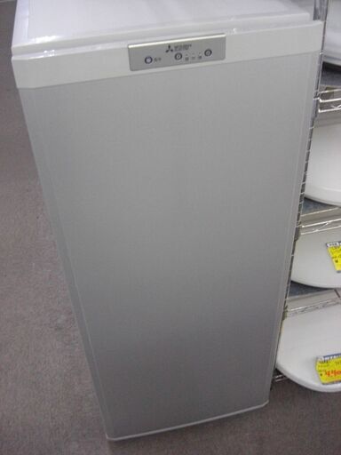 ★0736★（★2026.02.06　お買い上げありがとうございます）三菱電機　1ドア冷凍庫１２１L　２０１９年製　MF-U12D-S1　48ｃｍ幅　霜取り　シルバー　高く買取るゾウ八幡東店