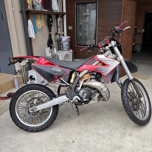 実働　gasgas ec250 2st モトクロス　モタード