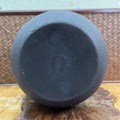 時代物 茶道具 名工 金森浄栄 作 山水文 筒釜 良品 共箱 在銘 銅蓋 鉄釜 煎茶道具 茶釜 茶器 伝統工芸品 和骨董 和美術 古玩 骨董 古道具 の画像