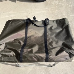 折りたたみテーブル 白 天板 アウトドア・作業台用 収納袋付きの画像