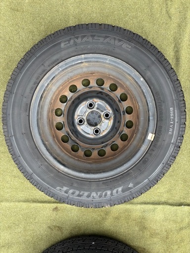 プロボックス／サクシード 純正鉄ホイール付タイヤ 155/80R14 4本セット