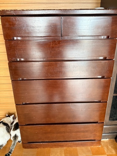 洋服ダンス (にゃんずのんの) 武蔵中原の収納家具《タンス、衣類収納