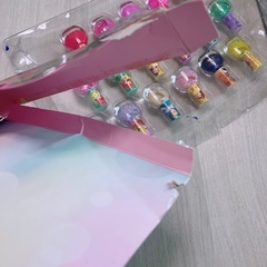 はがせるネイル　子ども　キッズネイル　プリンセスの画像